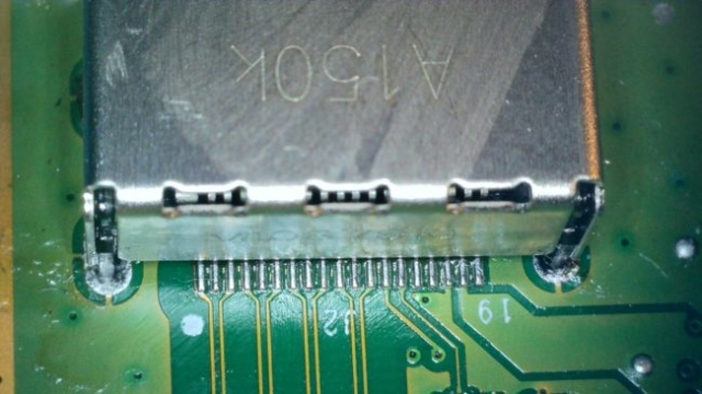 New hdmi port soldered on series X
